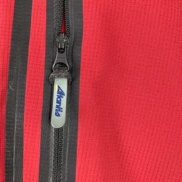 ATLANTIS Weathergear Sailing Jacket Red Zipper Marblehead Embroidered Size XS - Picture 9 of 13